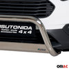 Bull Barra Frontal para Ford Transit Courier 2018-2023 Plata Brillante Acero