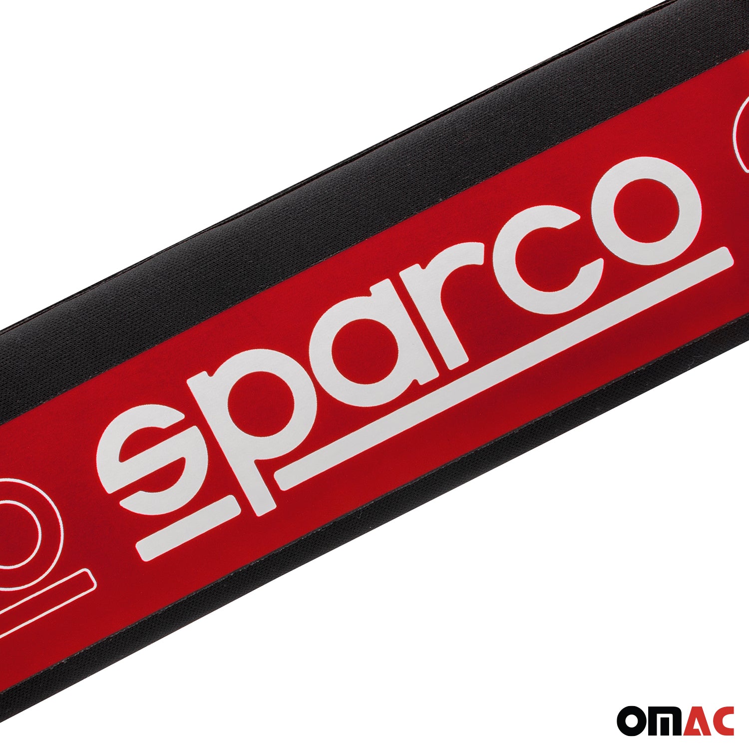 Sparco Para cinturón de Seguridad de coche Universal Negro Rojo Poliéster