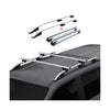 Rieles & Barras de Techo Coche para Fiat Fiorino Qubo Nemo Bipper Gris Alu 4Pza