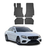 OMAC Alfombrillas De Coche para Mercedes E Class W213 2016-2025 Negro Goma 4Pza