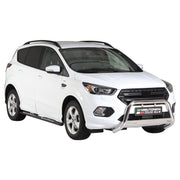 Par de Estribos Barras Laterales para Ford Kuga 2017-2019 Negro Brillante Acero