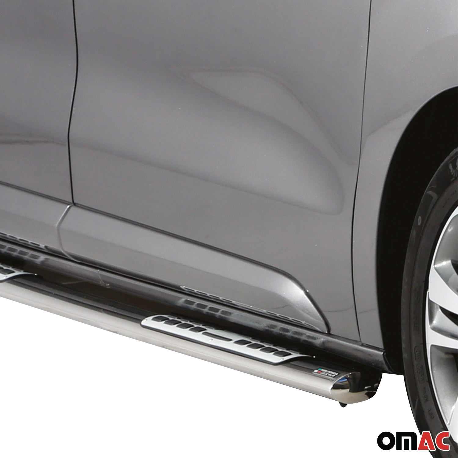 Estribos Barras Laterales para Toyota Proace 2016-2025 L2 Mitte Plata Acero