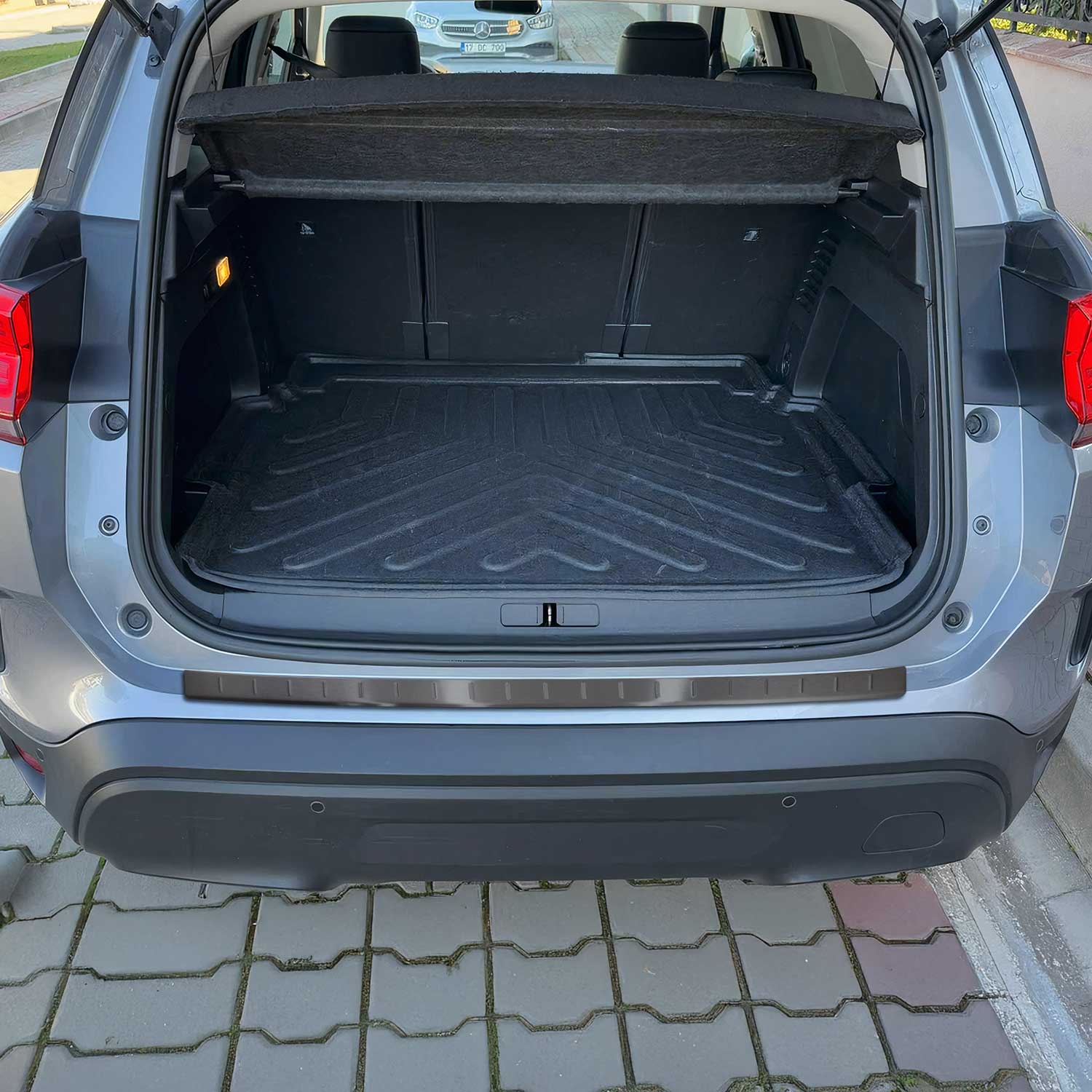 Protector Parachoques para Citroen C5 Aircross 2018-2025 Oscuro cepillado