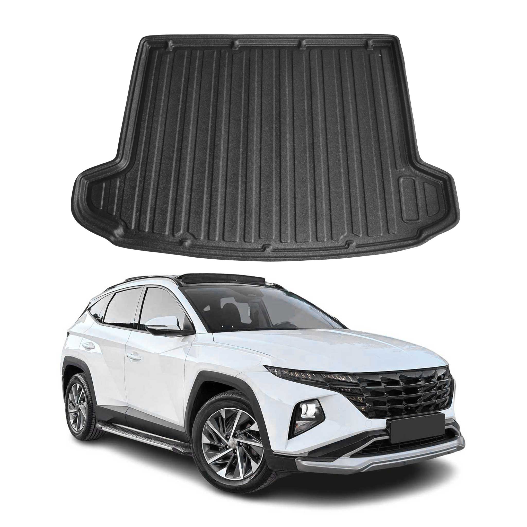 OMAC Bandeja Maletero Alfombrilla para Hyundai Tucson NX4 2021-25 Elite Comfort