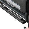 Par de Estribos Barras Laterales para Jeep Compass 2007-2010 Negro Acero