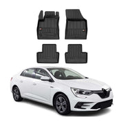 OMAC Premium Alfombrillas De Coche para Renault Megane 2016-2022 TPE Goma 4x