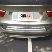 Protector de Parachoques Trasero para VW Golf 2012-2019 Plata Brillante Acero