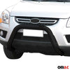 Bull Barra Frontal para Kia Sportage 2008-2010 Negro Brillante Acero 1Pza