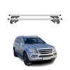 Menabo Barras de Techo Coche Barra para Mercedes GL X164 2006-2012 Gris Alu 2Pza