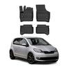 OMAC Premium Alfombrillas De Coche para Seat Citigo-e 2019-2025 TPE Goma 4x