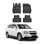OMAC Premium Alfombrillas De Coche para Chevrolet Orlando 2010-2018 TPE Goma 4x