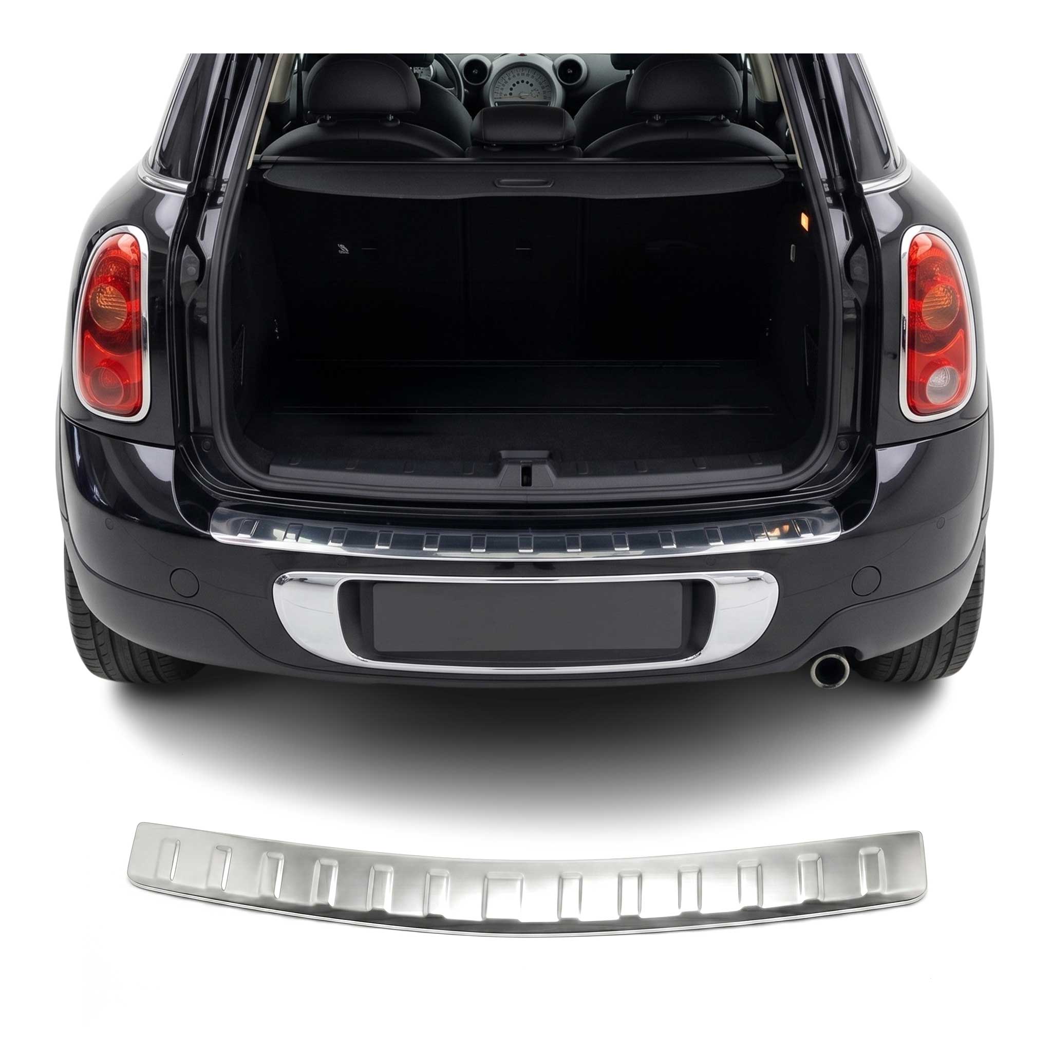 Protector Parachoques para Mini Countryman R60 Opel Astra K B-bienes Plata Acero