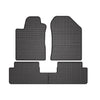 OMAC Alfombrillas De Coche para Toyota Corolla Verso 2004-2009 Negro Goma 4Pza