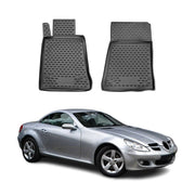 OMAC Alfombrillas De Coche para Mercedes SLK R171 2004-2010 Negro Goma TPE 2Pza