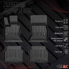 OMAC Premium Alfombrillas Coche para BMW Serie 5 Gran Turismo 2009-2017 TPE 4x
