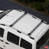 Rieles & Barras de Techo Coche para VW Amarok 2010-2025 Gris Aluminio 4Pza