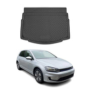 OMAC Bandeja Maletero Alfombrilla para VW e-Golf 2014-2020 Negro Goma TPE 1Pza