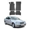 OMAC Alfombrillas De Coche para Mercedes C Class W203 2000-2007 Negro Goma 4Pza