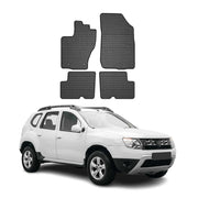 OMAC Alfombrillas De Coche para Dacia Duster 2014-2018 Negro Goma 4Pza