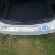 Protector Parachoques para BMW Serie 5 F10 Sédan 2010-2016 Plata Brillante Acero