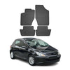 OMAC Alfombrillas De Coche para Peugeot 307 2001-2008 Negro Goma 4Pza