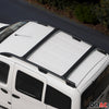 Rieles & Barras de Techo Coche para VW Amarok 2010-2024 Negro Aluminio 4Pza