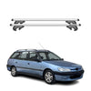 Menabo Barras de Techo Baca para Peugeot 307 Familiar 2002-2008 Gris Aluminio 2x