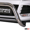 Bull Barra Frontal para Ford Kuga 2013-2016 Plata Brillante Acero 1Pza