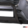 Bull Barra Frontal para Hyundai Santa Fe 2009-2012 Negro Brillante Acero