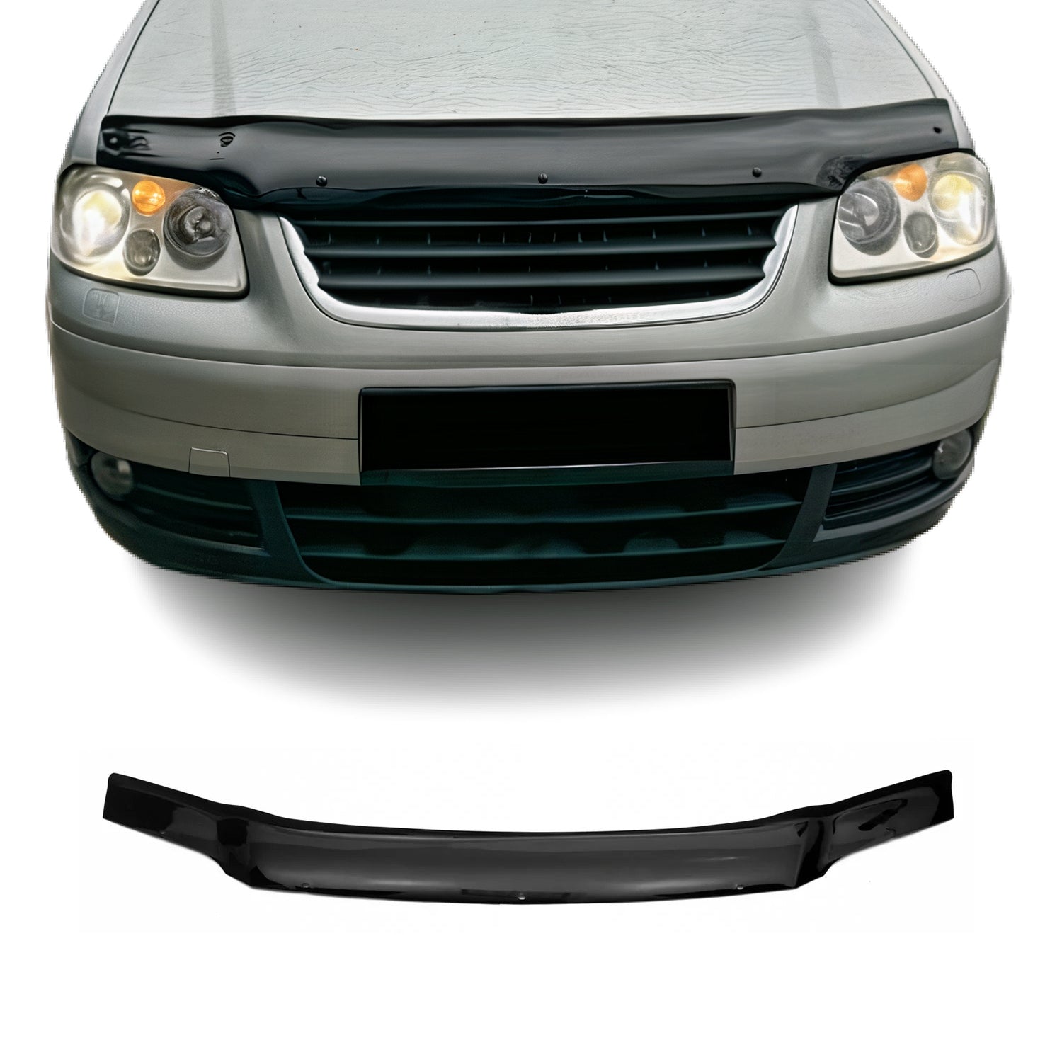 Deflector de Capó para VW Touran 2003-2006 Oscuro Brillante Acrílico