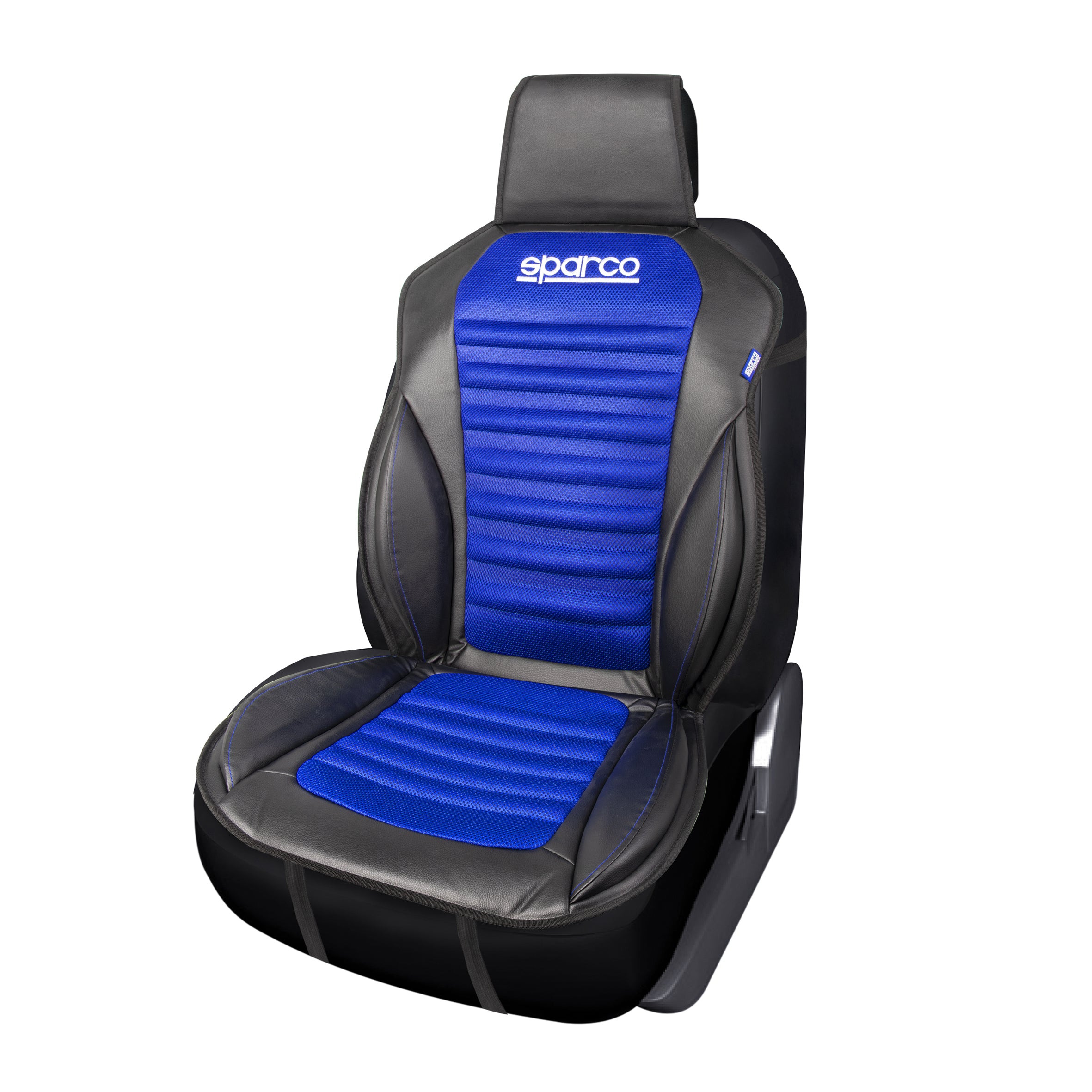 Sparco Funda de Asiento Universal Negro Azul Poliéster