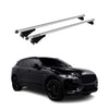 Menabo Barras de Techo Coche Baca para Jaguar F-Pace X761 2016-2020 Gris Alu 2x