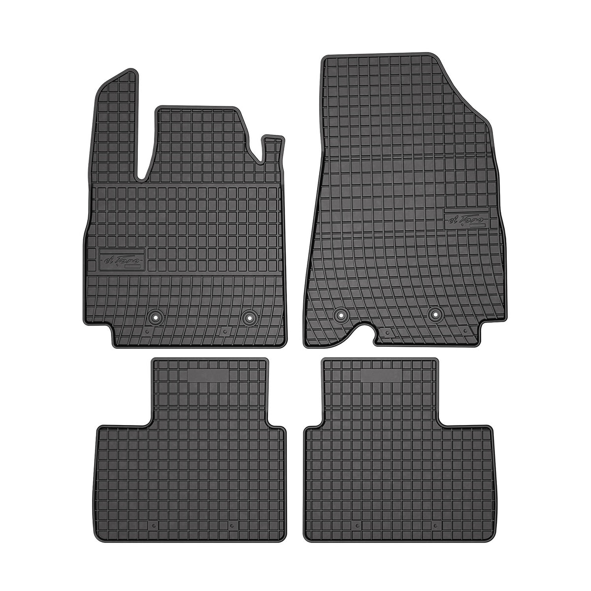 OMAC Alfombrillas De Coche para Renault Arkana 2019-2024 Negro Goma 4Pza