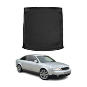 OMAC Bandeja Maletero Alfombrilla para Audi A6 C5 Sedán 1997-2004 Negro Goma TPE