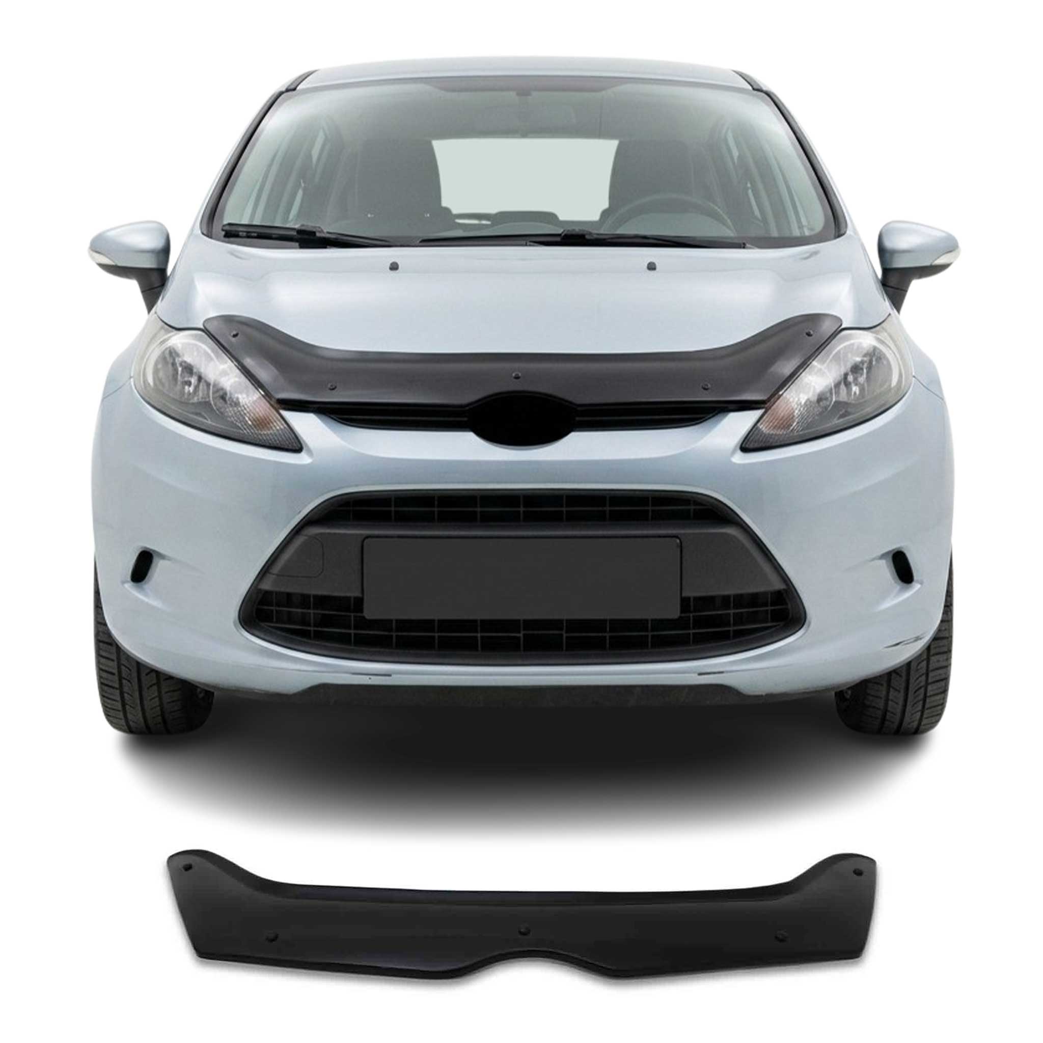 Deflector de Capó para Ford Fiesta 2008-2013 Oscuro Brillante Acrílico