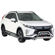 Estribos Barras Laterales para Mitsubishi Eclipse Cross 2018-2020 Plata Acero
