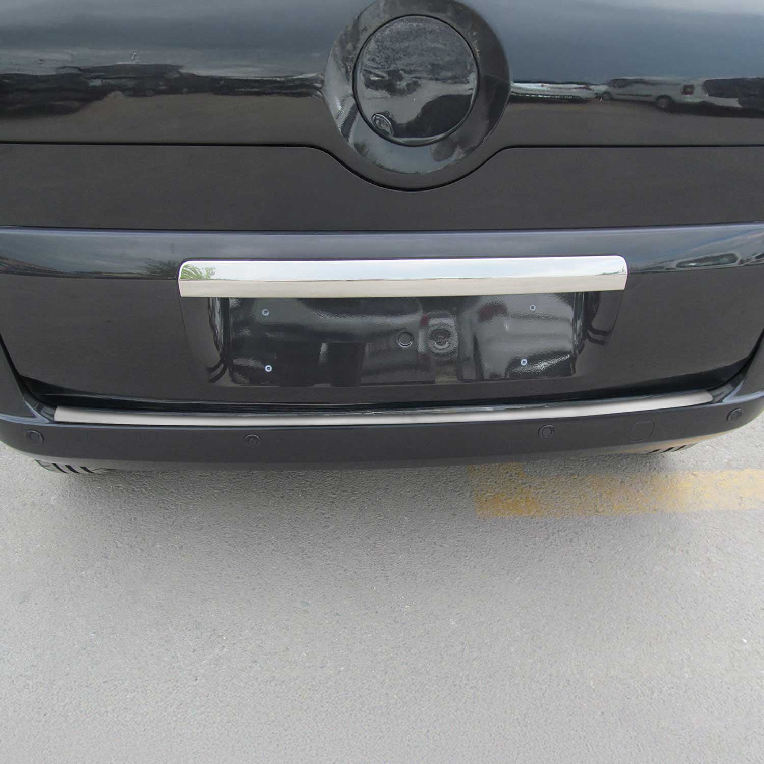 Protector de Parachoques Trasero para Citroen Nemo 2008-2024 Acero cepillado