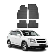 OMAC Alfombrillas De Coche para Chevrolet Orlando 2010-2018 Negro Goma TPE 4Pza