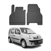 OMAC Alfombrillas De Coche para Renault Kangoo 2008-2021 Negro Goma TPE 2Pza