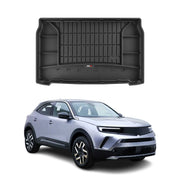 OMAC Premium Bandeja Maletero Alfombrilla para Opel Mokka B 2020-2025 Negro TPE