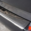 Protector de Parachoques Trasero para Opel Vivaro 2001-2014 Negro Mate Aluminio