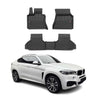 OMAC Premium Alfombrillas De Coche para BMW X6 F16 F86 2014-2019 TPE Goma 3x
