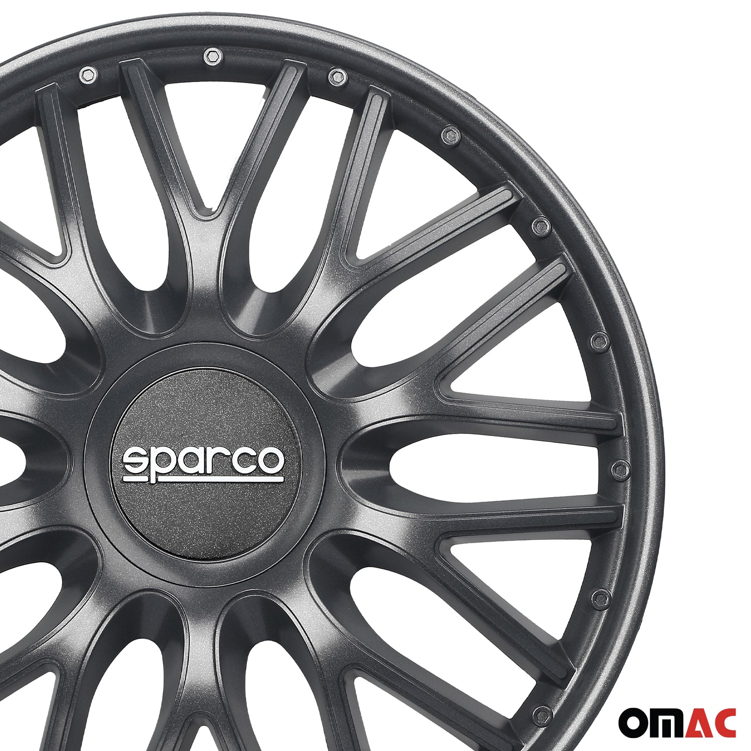 Sparco Roma Tapacubos 16" pulgadas Universal Gris ABS Plástico