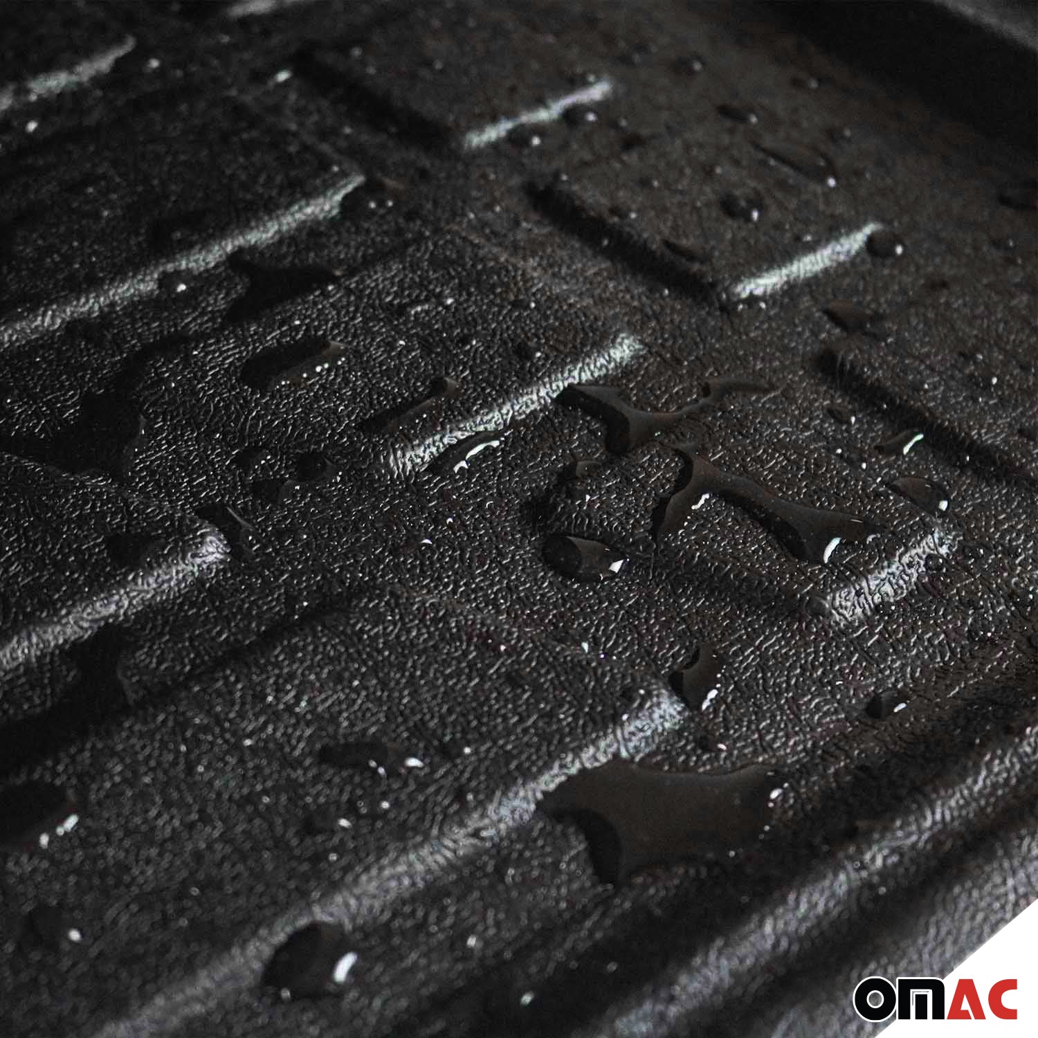 OMAC Bandeja Maletero Alfombrilla para Audi Q3 2018-2025 Negro Goma TPE 1Pza