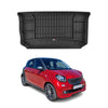 OMAC Premium Bandeja Maletero Alfombrilla para Smart Forfour 2015-2018 Negro TPE