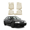 OMAC Alfombrillas De Coche para Skoda Octavia 1996-2004 Beige Goma TPE 4Pza