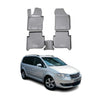OMAC Alfombrillas De Coche para VW Touran 2003-2015 Gris Goma TPE 4Pza