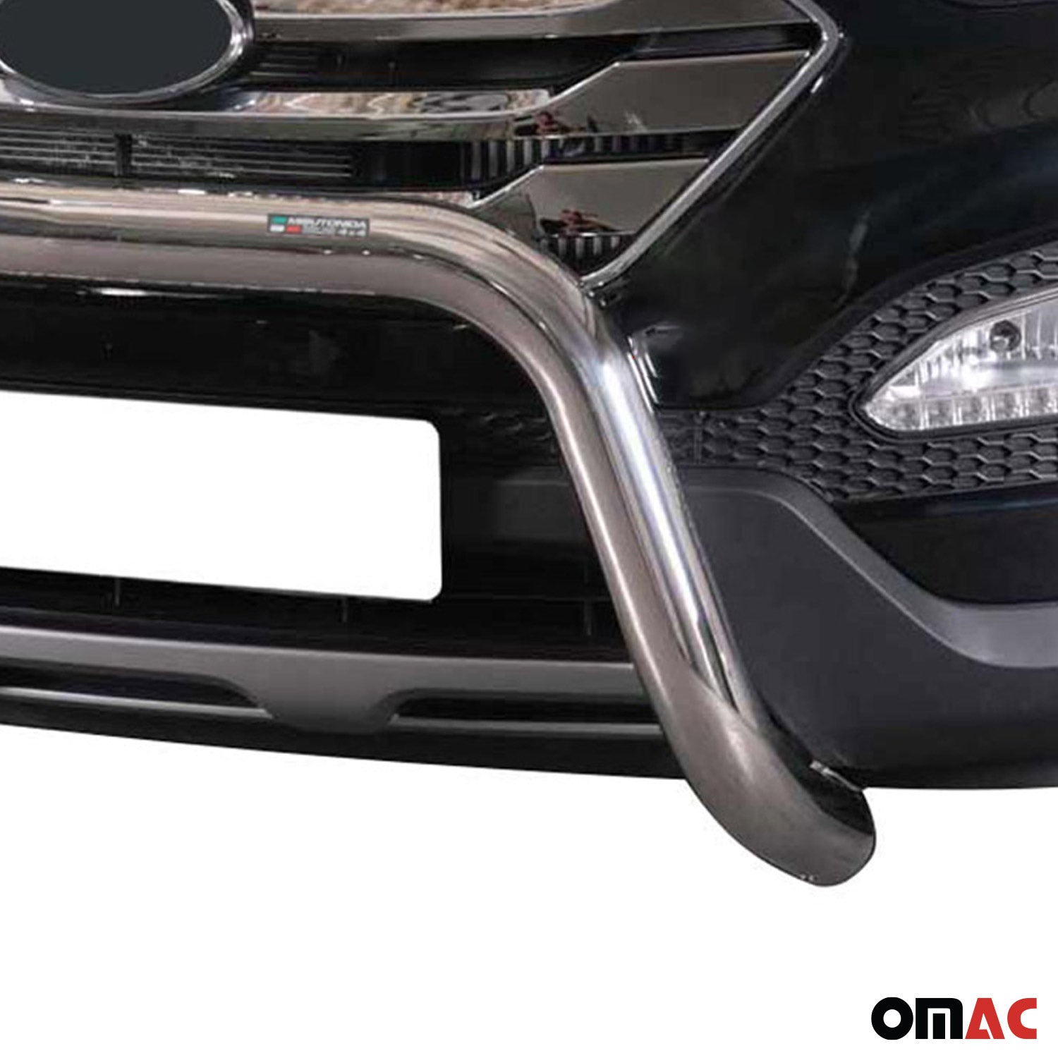 Bull Barra Frontal para Hyundai Santa Fe 2012-2015 Plata Acero