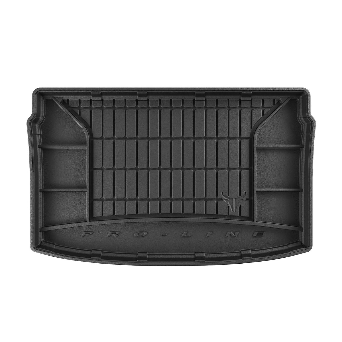 OMAC Premium Bandeja Maletero Alfombrilla para VW Polo 2017-2024 Negro Goma TPE