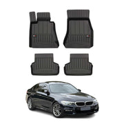 OMAC Premium Alfombrillas De Coche para BMW Serie 5 G30 G31 2017-2024 Goma 4x